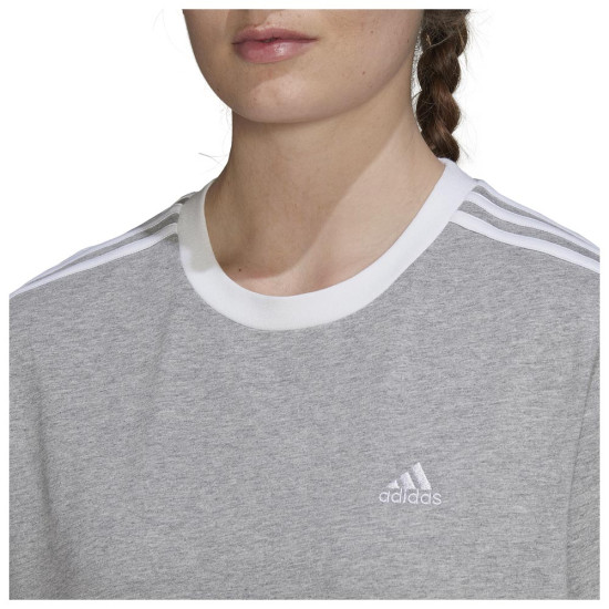 Adidas Γυναικεία κοντομάνικη μπλούζα Essentials 3-Stripes Adidas Γυναικεία κοντομάνικη μπλούζα Essentials 3-Stripes